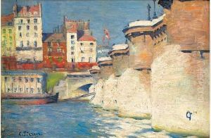 Le Pont Neuf by Charles Francois Pecrus