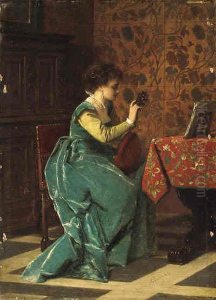 Tuning Her Lute - view 1
