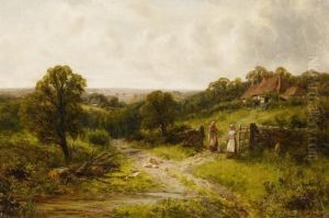 Before An English Cottage Before An English Cottage