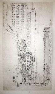 Fourty-second Street by Joseph Pennell