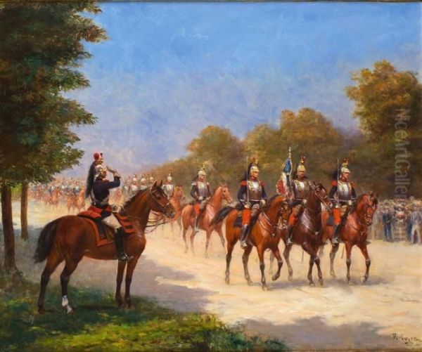 La Revue Du Regiment De Dragons A Cheval - view 1