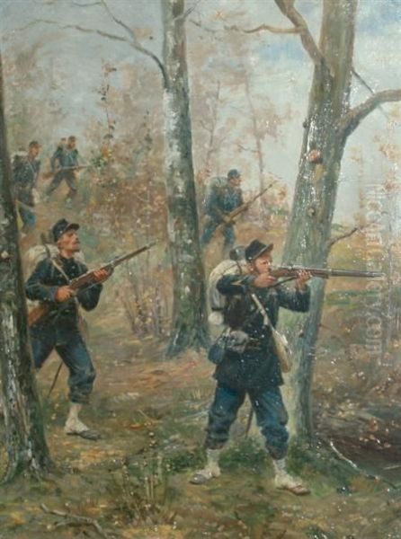 A Fight In A Forest - view 1