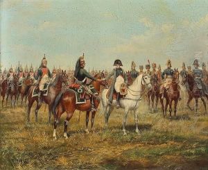 Napoleon Decorating A Dragoon On Thebattlefield; Dragoons In Review (2)