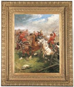 A Cavalry Engagement In The Franco-prussian War Of 1870-71 by Paul Emile Leon Perboyre