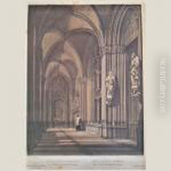 Puerta Y Nave De La Barbazana (catedral De Pamplona) - view 1