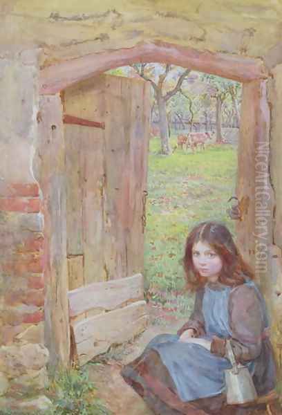 At the Orchard Gate, 1903 - view 1