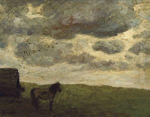 Paysage Avec Cheval