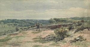 Out On The Course, Probably The 7 by Alfred Feyen Perrin