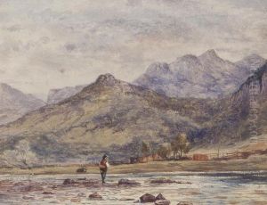 Trout Stream Near Capel Curig by Mary Perrin