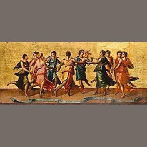The Dance Of Apollo With The Nine Muses