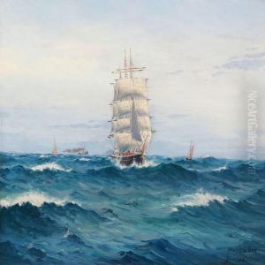 Seascape With Sailing Ships Near Skagen Seascape With Sailing Ships Near Skagen