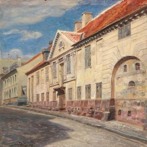 Street View From A Danish Town