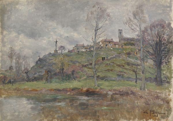 Vue D'un Village Perche Au Calvaire. - view 1