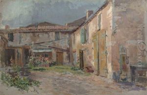 Cour De Ferme, L'ete En Lorraine.