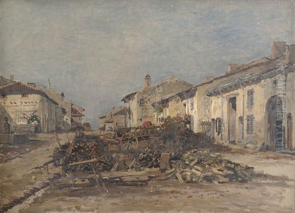 Coupe De Bois A L'entree D'un Village En Lorraine. - view 1