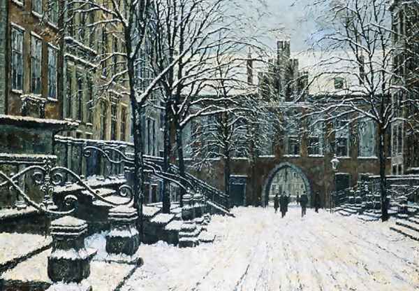 Mariacka Street, Gdansk in Winter, c.1920 - view 1