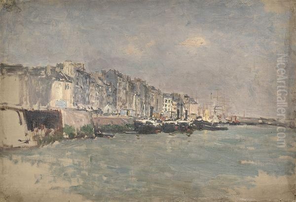 Bateaux A Vapeur Au Port. - view 1