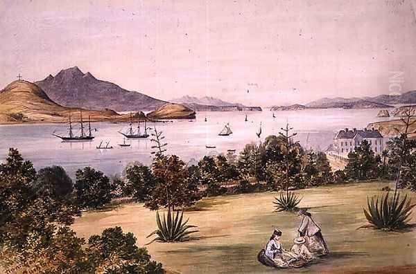 View from Government House, Auckland, 1861 - view 1