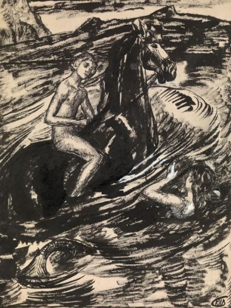 Illustration For "the Princess Of The Tide" By Mikhail Lermontov - view 1