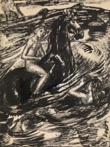 Illustration For "the Princess Of The Tide" By Mikhail Lermontov