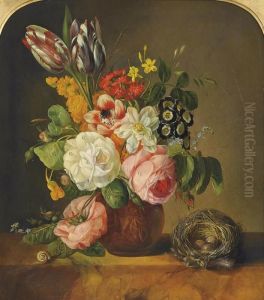 Roses, Tulips, Forget-me-nots, Nasturtiums, Jasmine, Anenomes