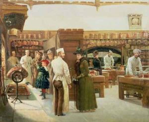 Kitchen Interior in a Grand House