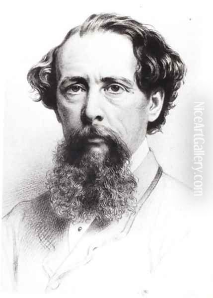 Portrait of Charles Dickens (1812-70), 1861 - view 1