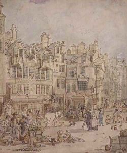 The House of John Knox, 1829 by Thomas Webb