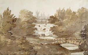 Design for Rustic Bridge below the Cascade, Virginia Water by Sir Jeffry Wyatville