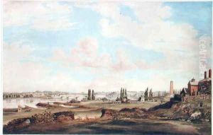 View of Philadelphia and the Schuylkill River, c.1816 by Joseph Watson