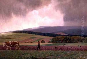 The Plough Team by Alfred Weczerzick