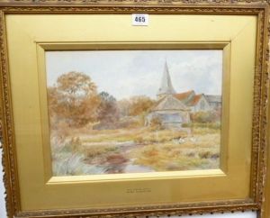 Bury Church by Wilmot Clifford Pilsbury