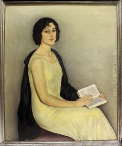 Retrato De Dama by Jose Ignacio Pinazo Martinez