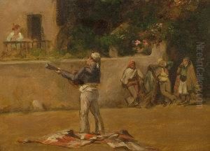 The Serenade by Jose Ignacio Pinazo Martinez