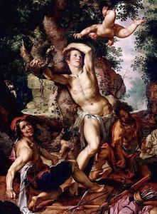 The Martyrdom of St Sebastian by Joachim Wtewael (Uytewael)