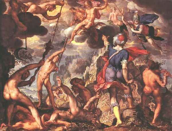 The Battle Between the Gods and the Titans - view 1