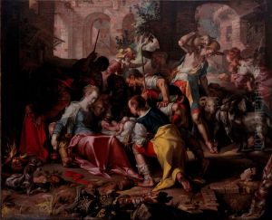 The Adoration of the Shepherds by Joachim Wtewael (Uytewael)