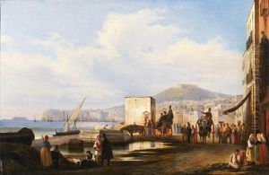 Vue Du Port De Naples