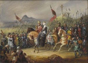 Marguerite De France,reine De Hongrie, Menant Les Hongrois Lors De La Croisade De1196