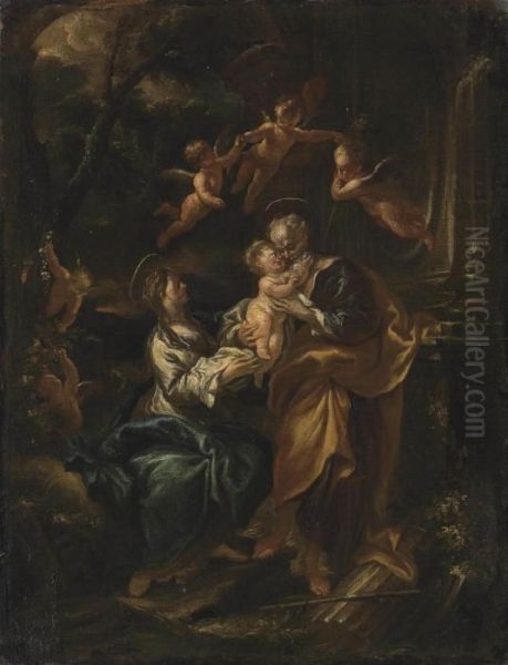 The Rest On The Flight To Egypt: A Modello - view 1