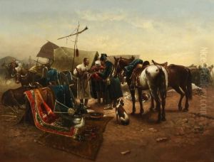 Caravan, After Jozef Von Brandt's 'jarmark V Balcie'