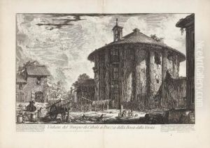 The Temple Of Portunus by Giovanni Battista Piranesi