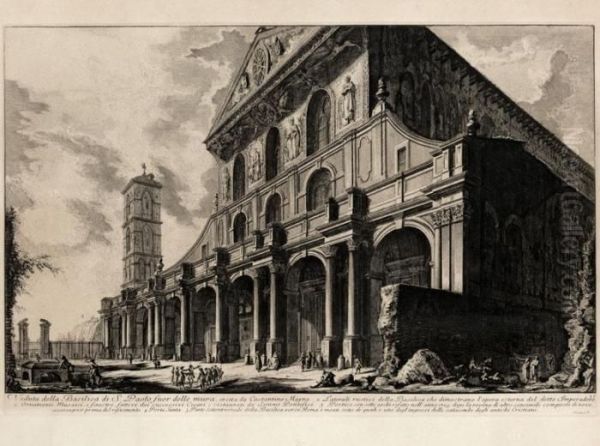 Ansicht Der Basilika San Paolo Fuori Le Mura - view 1