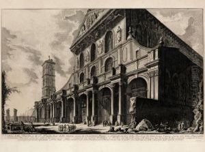 Ansicht Der Basilika San Paolo Fuori Le Mura by Giovanni Battista Piranesi