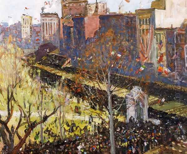 Victory Parade, Boston, April 25, 1919 by Charles Herbert Woodbury