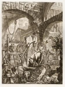 L'uomo Alla Ruota Della Tortura by Giovanni Battista Piranesi