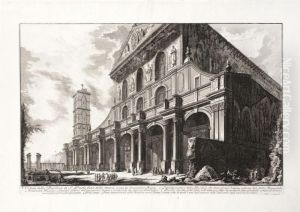 Veduta Della Basilica Di S. Paolo Fuor Delle Mura