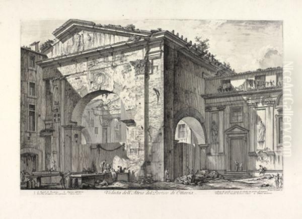 Vedduta Dell' Atrio Del Portico Di Ottavia - view 1