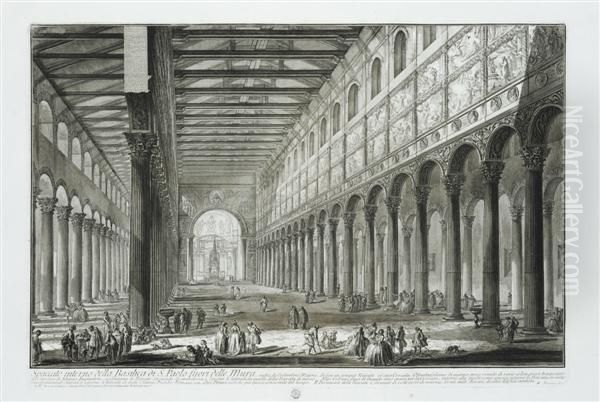 Veduta Della Basilica Di S. Paolo Fuor Delle Mura - view 1
