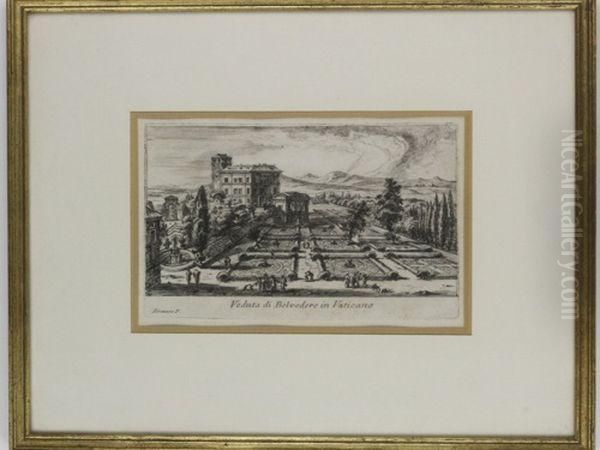 Veduta Di Belvedere In Vaticano - view 1